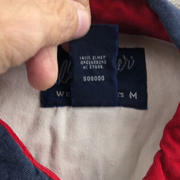 Wrangler Mens Western Shirt Medium Long Sleeve Button Up Patriotic Casual Cotton - Picture 7 of 14